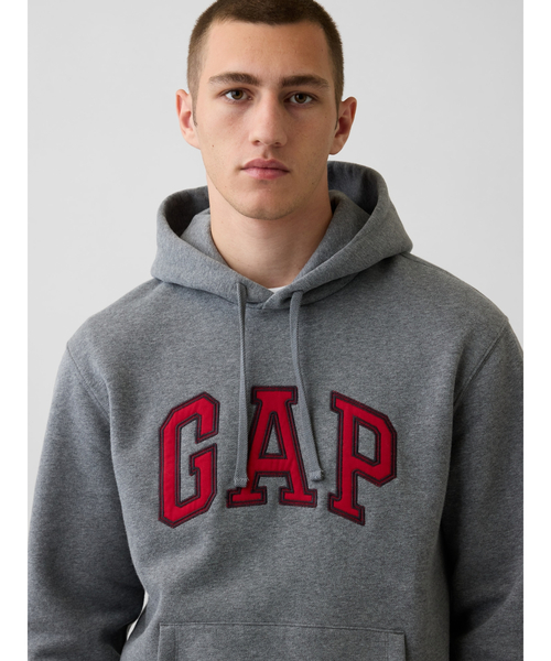 GAP(ギャップ)の「Gapアーチロゴ パーカー(パーカー・メンズ・グリーン/ワイン/パープル/ピンク/ブラック/オフホワイト/レッド/グレー/ベージュ・XL/L/XS/S/M)」の16枚目の写真