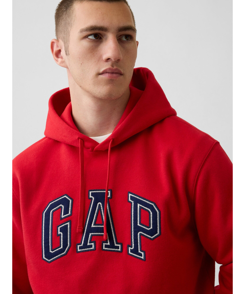 GAP(ギャップ)の「Gapアーチロゴ パーカー(パーカー・メンズ・グリーン/ワイン/パープル/ピンク/ブラック/オフホワイト/レッド/グレー/ベージュ・XL/L/XS/S/M)」の13枚目の写真