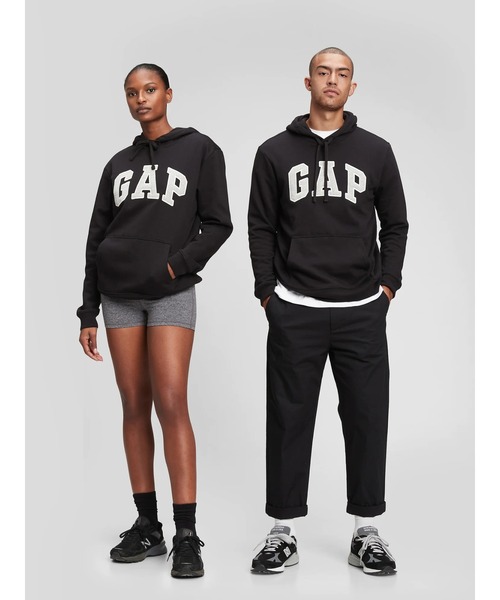 GAP(ギャップ)の「Gapアーチロゴ パーカー(パーカー・メンズ・グリーン/ワイン/パープル/ピンク/ブラック/オフホワイト/レッド/グレー/ベージュ・XL/L/XS/S/M)」の3枚目の写真