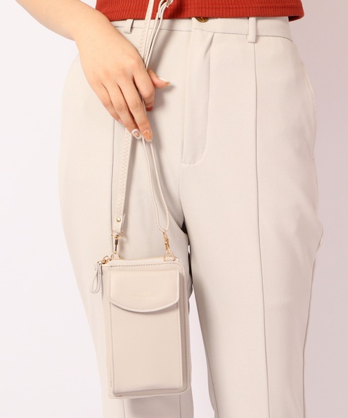 セール】JUNE SELECT 縦型合皮カブセお財布ミニショルダー