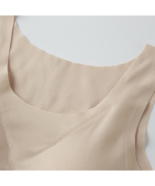 GUNZE（グンゼ）の「KIREILABO/キレイラボ 縫い目がなくてチクチクしにくい ブラタンクトップ オーガニックコットン（インナーウェア/肌着・レディース・杢グレー/ピンク/ホワイト系その他/ブラック/ブルー系その他・LARGE/MEDIUM/X-LARGE）」の8枚目の写真