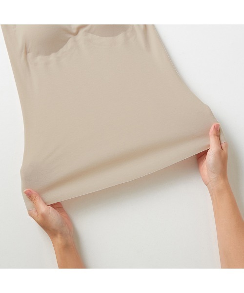 GUNZE（グンゼ）の「KIREILABO/キレイラボ 縫い目がなくてチクチクしにくい ブラタンクトップ オーガニックコットン（インナーウェア/肌着・レディース・杢グレー/ピンク/ホワイト系その他/ブラック/ブルー系その他・LARGE/MEDIUM/X-LARGE）」の11枚目の写真