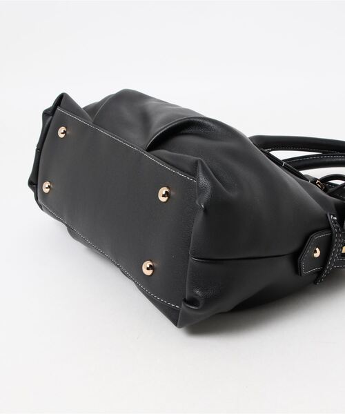 CECIL McBEE(セシルマクビー)の「【CECIL McBEE / セシルマクビー】 レイズ 2wayハンドバッグ(ハンドバッグ・レディース・ブラック/ライトグレー/グレー・FREE)」の5枚目の写真