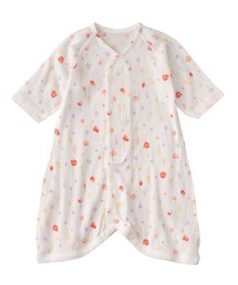 combimini（コンビミニ）の「ワンタッチコンビ肌着（フラワー）（肌着・キッズ）」