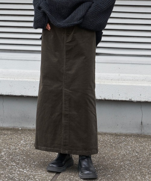 Auntie Rosa Holiday(アンティローザホリデー)の「コーデュロイスカート(スカート・レディース・ブラック/ブラウン/サンドベージュ/カーキ・マルチサイズ)」の10枚目の写真