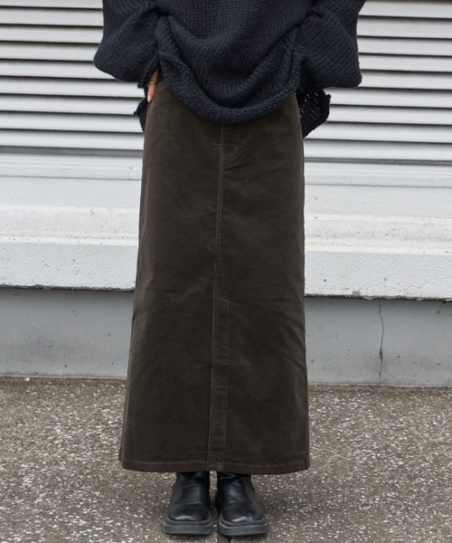 Auntie Rosa Holiday(アンティローザホリデー)の「コーデュロイスカート(スカート・レディース・ブラック/ブラウン/サンドベージュ/カーキ・マルチサイズ)」の11枚目の写真