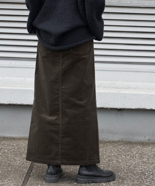 Auntie Rosa Holiday(アンティローザホリデー)の「コーデュロイスカート(スカート・レディース・ブラック/ブラウン/サンドベージュ/カーキ・マルチサイズ)」の13枚目の写真