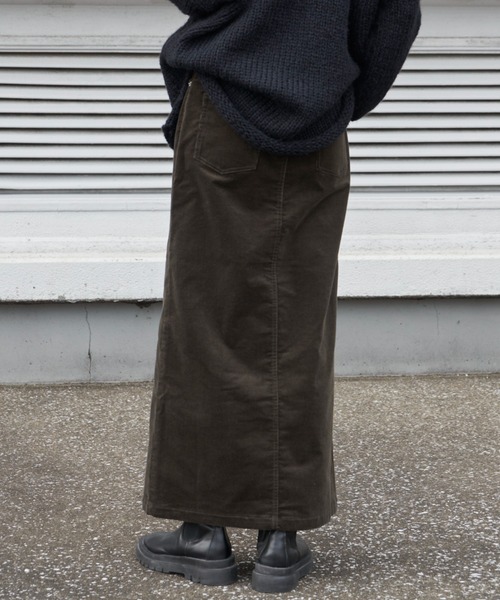 Auntie Rosa Holiday(アンティローザホリデー)の「コーデュロイスカート(スカート・レディース・ブラック/ブラウン/サンドベージュ/カーキ・マルチサイズ)」の12枚目の写真