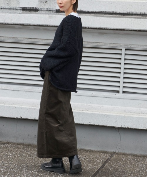 Auntie Rosa Holiday(アンティローザホリデー)の「コーデュロイスカート(スカート・レディース・ブラック/ブラウン/サンドベージュ/カーキ・マルチサイズ)」の7枚目の写真