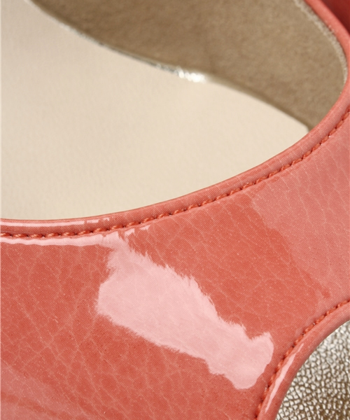 LE TALON（ルタロン）の「◇9.5cmプラットオープントゥ（パンプス・レディース・ブラック/ベージュ/オレンジ・36.5/35.5/38/36/37/37.5/35）」の11枚目の写真