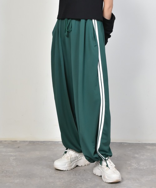 トラックパンツ・ジャージ [COLN] star walkin nylon wide training pants (3c) COLN] thread track pants (5color) トラックパンツ (COLN