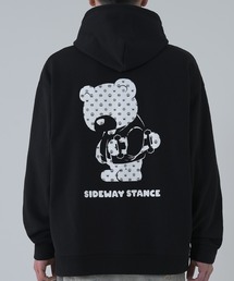【SIDEWAY STANCE】オリジナル グラフィック プリント スウェット パーカー