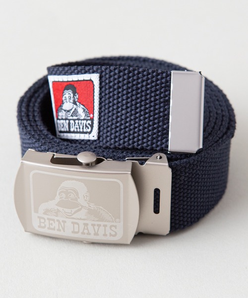 BEN DAVIS（ベンデイビス）の「【BEN DAVIS/ベンデイビス】ＧＩベルト　バックル部分ブランドロゴ（ベルト・メンズ・ブラック/カーキ/ブラウン/ホワイト/レッド/ベージュ/ネイビー/スミクロ・FREE）」の7枚目の写真
