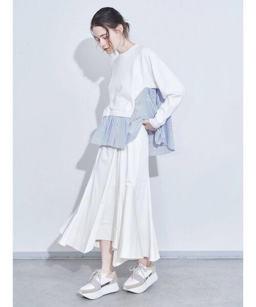 ELENDEEK(エレンディーク)の「プラットフォームスニーカー(スニーカー・レディース・ネイビー/ブラック/ホワイト・2/3/1)」の8枚目の写真