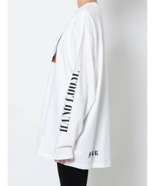 EVRIS(エヴリス)の「HANG LOOSE ロンT(Tシャツ/カットソー・レディース・ホワイト/ブラック・FREE)」の14枚目の写真