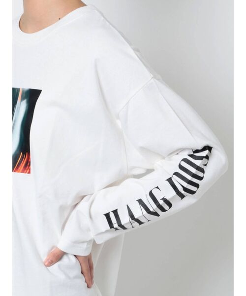 EVRIS(エヴリス)の「HANG LOOSE ロンT(Tシャツ/カットソー・レディース・ホワイト/ブラック・FREE)」の17枚目の写真