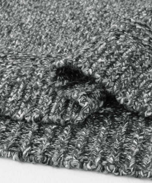 FORK&SPOON(フォークアンドスプーン)の「FORK&SPOON 求心クルーネックニット(ニット/セーター・メンズ・グレー系その他/オフホワイト・4/5)」の14枚目の写真