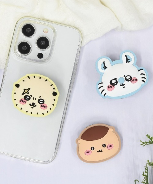 A BAG OF CHIPS（アバッグオブチップス）の「ちいかわ　ダイカット ソフト POCOPOCO スマフォスタンド（スマホグッズ・レディース・ベビーピンク/ライトパープル/ライトイエロー/ホワイト/ブラウン/ベージュ系その他/ホワイト系その他/コーラルピンク/イエロー・ONE SIZE）」の13枚目の写真