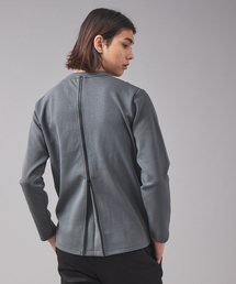 ABAHOUSE NOIR | 【NOIR】バックジッププルオーバー長袖Tシャツ(Tシャツ/カットソー)