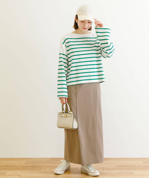 Healthknit（ヘルスニット）の「『別注』Healthknit×URBAN RESEARCH　パネルボーダートップス（Tシャツ/カットソー・レディース・ブルー/ピンク/グリーン/オレンジ・-）」の11枚目の写真