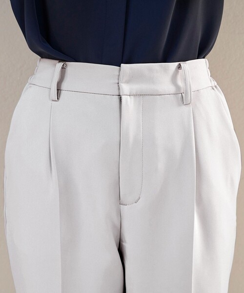 Tiaclasse（ティアクラッセ）の「テーパードパンツ（スラックス・レディース・ネイビー/ブラック/グレイッシュベージュ・XL/XXL）」の11枚目の写真