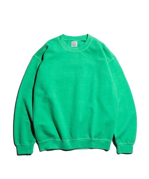 TOWNCRAFT(タウンクラフト)の「【TOWNCRAFT/タウンクラフト】PIGMENT CREW SWEAT プルオーバースウェット(スウェット・メンズ・ブラック/ネイビー/スモークピンク/ライトグリーン/ライトパープル/ベージュ/パープル/ブルーグレー/グリーン・LARGE/X-LARGE/XX-LARGE/MEDIUM)」の19枚目の写真