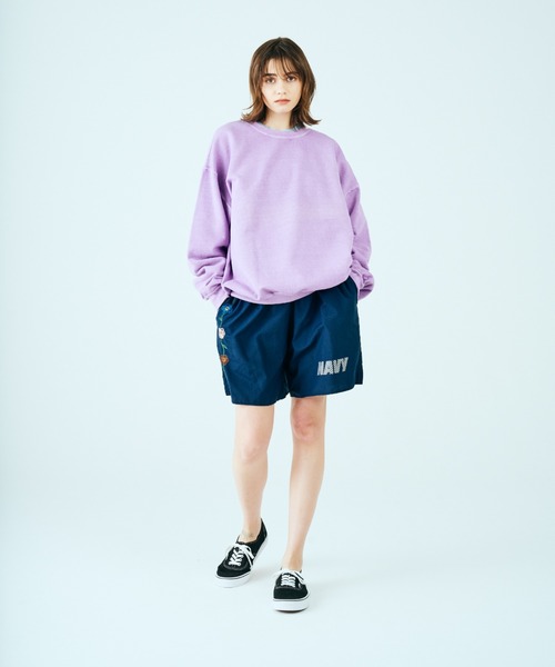 TOWNCRAFT(タウンクラフト)の「【TOWNCRAFT/タウンクラフト】PIGMENT CREW SWEAT プルオーバースウェット(スウェット・メンズ・ブラック/ネイビー/スモークピンク/ライトグリーン/ライトパープル/ベージュ/パープル/ブルーグレー/グリーン・LARGE/X-LARGE/XX-LARGE/MEDIUM)」の16枚目の写真