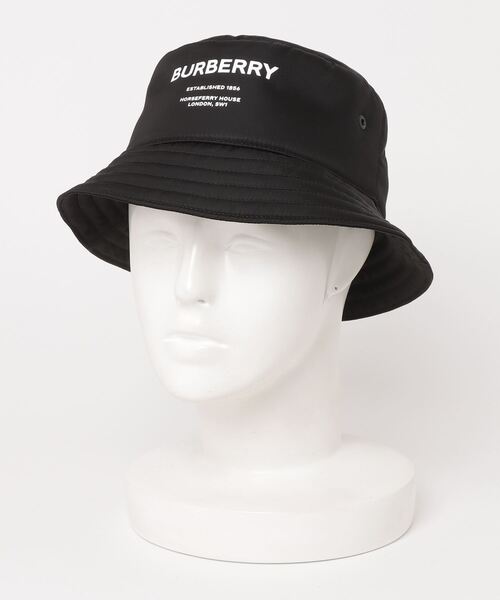 バーバリー ホースフェリープリント ナイロン バケットハット バーバリー ホースフェリープリント ナイロン バケットハット