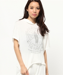 AZUL by moussy | 32/-TR変形天竺ドルマンフーディPO(Tシャツ/カットソー)