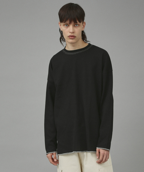 UNIVERSAL OVERALL（ユニバーサルオーバーオール）の「【UNIVERSAL OVERALL / ユニバーサル オーバーオール】ルーズフィット サーマル パックTシャツ（Tシャツ/カットソー・メンズ・ホワイト/ブラック/ホワイト系その他/ブラック系その他/ホワイト系その他2/ブラック系その他2・M/L/XL）」の5枚目の写真