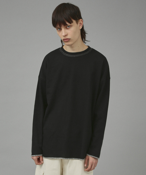 UNIVERSAL OVERALL（ユニバーサルオーバーオール）の「【UNIVERSAL OVERALL / ユニバーサル オーバーオール】ルーズフィット サーマル パックTシャツ（Tシャツ/カットソー・メンズ・ホワイト/ブラック/ホワイト系その他/ブラック系その他/ホワイト系その他2/ブラック系その他2・M/L/XL）」の18枚目の写真