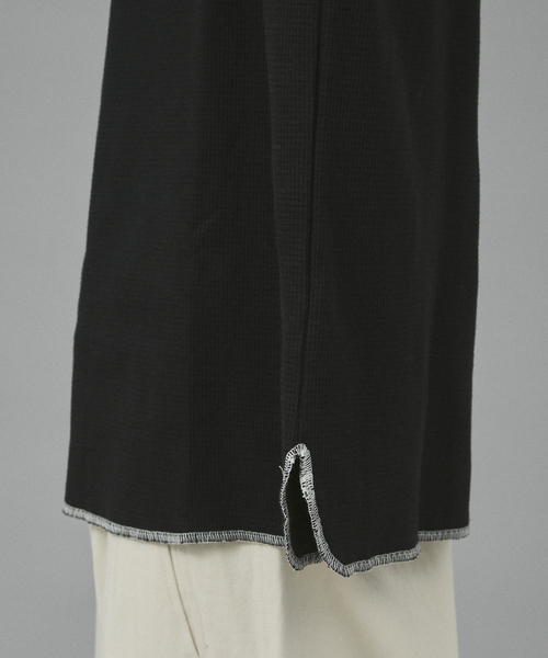 UNIVERSAL OVERALL（ユニバーサルオーバーオール）の「【UNIVERSAL OVERALL / ユニバーサル オーバーオール】ルーズフィット サーマル パックTシャツ（Tシャツ/カットソー・メンズ・ホワイト/ブラック/ホワイト系その他/ブラック系その他/ホワイト系その他2/ブラック系その他2・M/L/XL）」の15枚目の写真