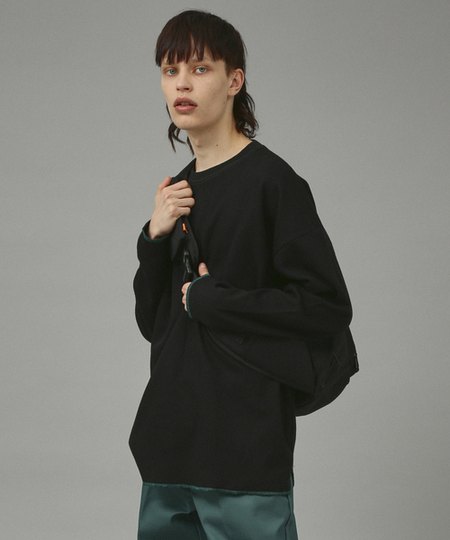 UNIVERSAL OVERALL（ユニバーサルオーバーオール）の「【UNIVERSAL OVERALL / ユニバーサル オーバーオール】ルーズフィット サーマル パックTシャツ（Tシャツ/カットソー・メンズ・ホワイト/ブラック/ホワイト系その他/ブラック系その他/ホワイト系その他2/ブラック系その他2・M/L/XL）」の8枚目の写真