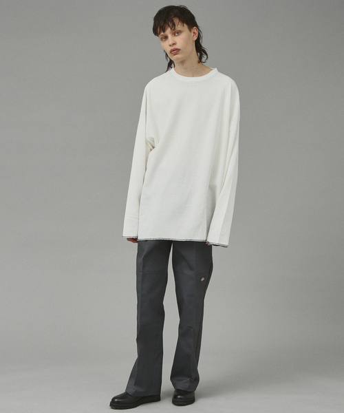 UNIVERSAL OVERALL（ユニバーサルオーバーオール）の「【UNIVERSAL OVERALL / ユニバーサル オーバーオール】ルーズフィット サーマル パックTシャツ（Tシャツ/カットソー・メンズ・ホワイト/ブラック/ホワイト系その他/ブラック系その他/ホワイト系その他2/ブラック系その他2・M/L/XL）」の11枚目の写真