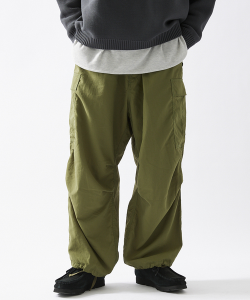 ARMY TWILL（アーミーツイル）の「【ARMY TWILL / アーミーツイル】別注 ナイロン カーゴパンツ（カーゴパンツ・メンズ・ブラック/カーキ/ホワイト・LARGE/MEDIUM）」の21枚目の写真