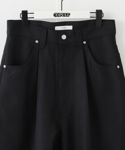 Jieda（ジエダ）の「【JIEDA / ジエダ】WIDE ONE TUCK STRAIGHT PANTS（スラックス・メンズ・ブラック/ホワイト系その他・1/2）」の14枚目の写真