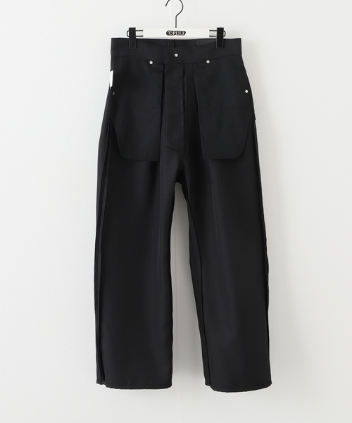 Jieda（ジエダ）の「【JIEDA / ジエダ】WIDE ONE TUCK STRAIGHT PANTS（スラックス・メンズ・ブラック/ホワイト系その他・1/2）」の8枚目の写真