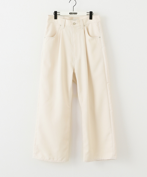 Jieda（ジエダ）の「【JIEDA / ジエダ】WIDE ONE TUCK STRAIGHT PANTS（スラックス・メンズ・ブラック/ホワイト系その他・1/2）」の20枚目の写真