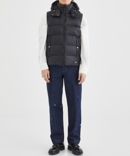 STUDIOUS(ステュディオス)の「【TATRAS / タトラス】TOSURA VANCET BOA / トスラ(ダウンベスト・メンズ・ブラック/ネイビー・2/3)」の3枚目の写真