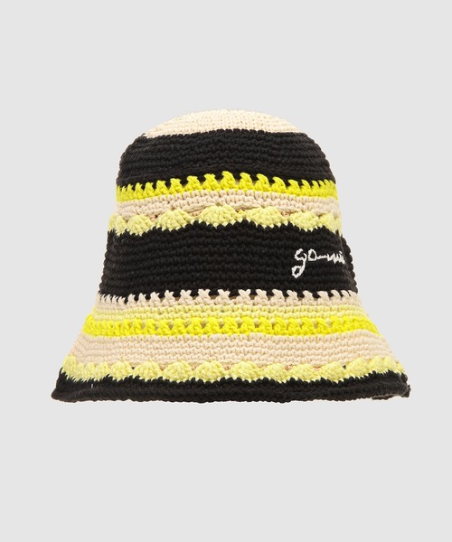 GANNI(ガニー)の「Cotton Crochet Bucket Hat(ハット・レディース・イエロー系その他・XS/S/M/L)」の1枚目の写真