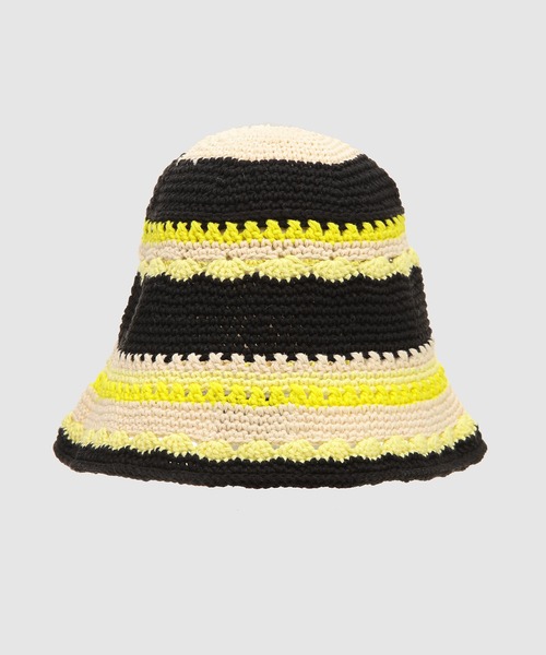 GANNI(ガニー)の「Cotton Crochet Bucket Hat(ハット・レディース・イエロー系その他・XS/S/M/L)」の2枚目の写真