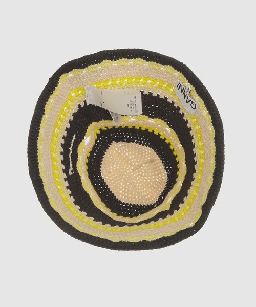 GANNI(ガニー)の「Cotton Crochet Bucket Hat(ハット・レディース・イエロー系その他・XS/S/M/L)」の5枚目の写真