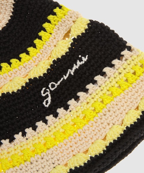 GANNI(ガニー)の「Cotton Crochet Bucket Hat(ハット・レディース・イエロー系その他・XS/S/M/L)」の3枚目の写真