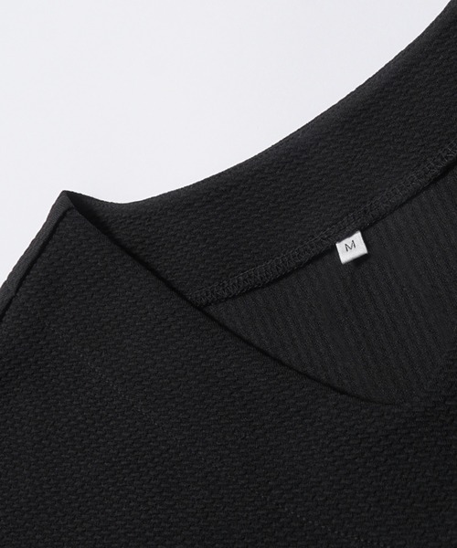 coca（coca）（コカ）の「エンボスVネックプルオーバー（Tシャツ/カットソー・レディース・ライトグレー/ブラック/ライトベージュ・M/L/S）」の9枚目の写真