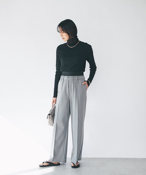 earthy(アーシー)の「earthy_/オーガニックコットンテレコタートル(Tシャツ/カットソー・レディース・ホワイト/ブラック/ブルー・FREE)」の16枚目の写真