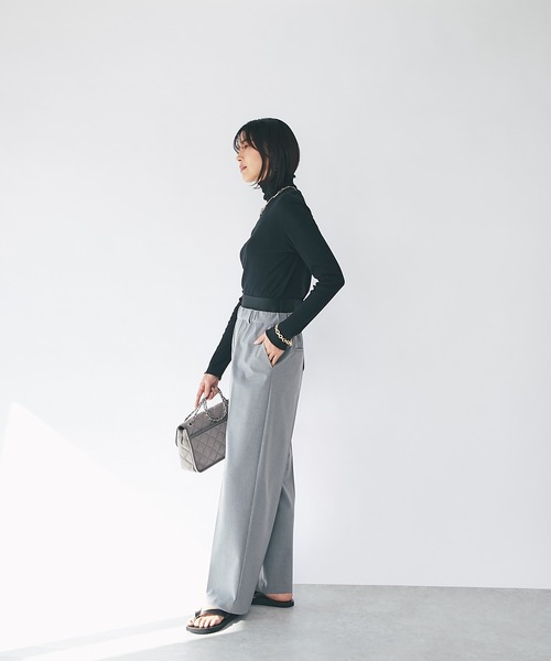 earthy(アーシー)の「earthy_/オーガニックコットンテレコタートル(Tシャツ/カットソー・レディース・ホワイト/ブラック/ブルー・FREE)」の17枚目の写真