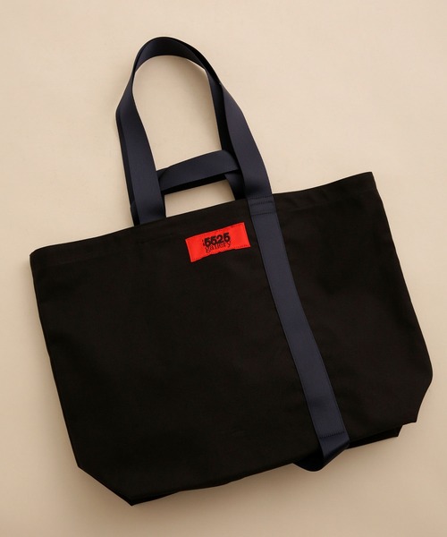RAMIDUS for 5525gallery トートバッグ ブラック 5525Gallery（ゴーゴーニーゴーギャラリー）の「5525gallery/ramidus