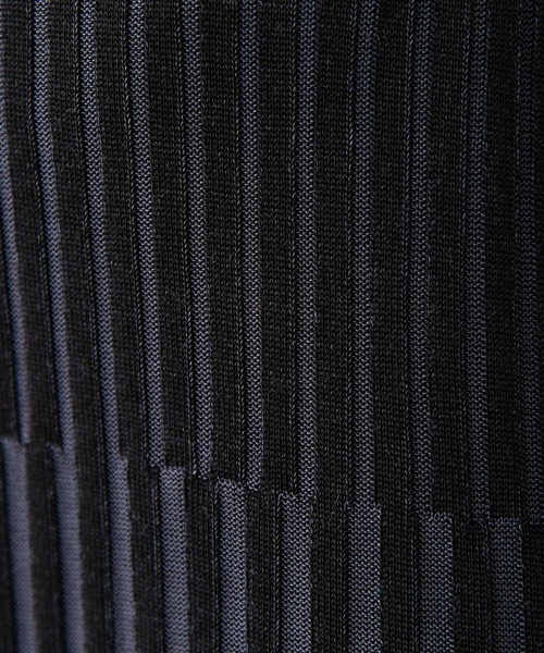 【OT】ボーダーリブタイトスカート