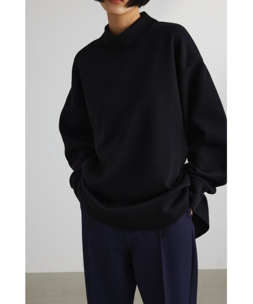 STYLEMIXER(スタイルミキサー)の「シルキーカットフォルムトップ(Tシャツ/カットソー・レディース・ブラック/アイボリー/ライトカーキ・FREE)」の10枚目の写真