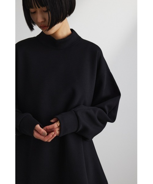 STYLEMIXER(スタイルミキサー)の「シルキーカットフォルムトップ(Tシャツ/カットソー・レディース・ブラック/アイボリー/ライトカーキ・FREE)」の14枚目の写真